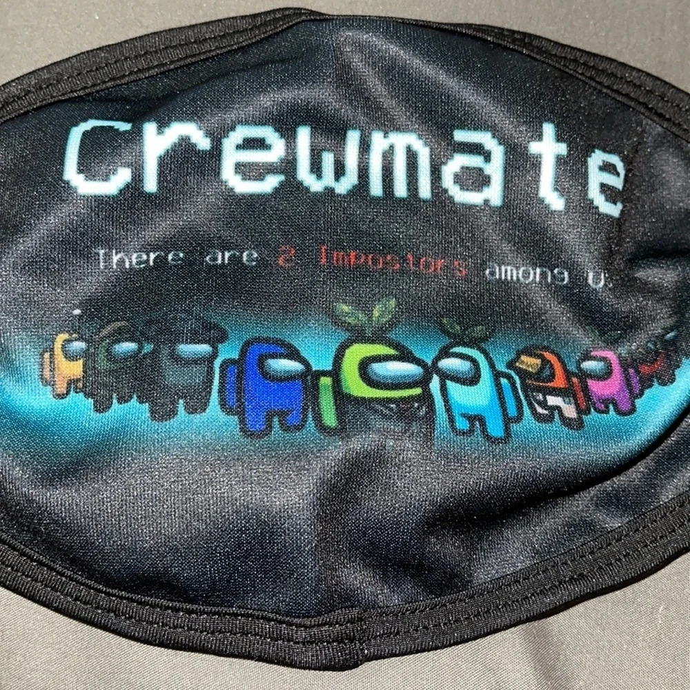 6/$20 New Among Us face mask